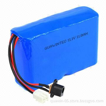 Li-ion Battery Rechargeable Pack, Customized Voltages and Capacity, OEM Orders Welcomed
